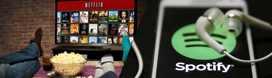 Netflix y Spotify | Publicación Digital | Elabora, Distribuye y