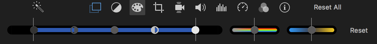 Color correction en iMovie